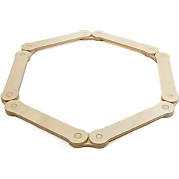 Minera Denge Kirişi, Denge Tahtası, Çocuk Aktivite Oyuncağı, Çocuk Dış Mekan Spor (6'lı Set) - Naturel Ahşap