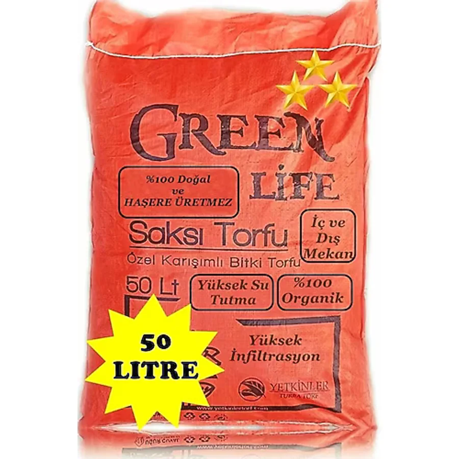Mineral Katkılı Perlitli Bitki Toprağı, Fideleme, Saksı Toprağı Iç Dış Mekan Perlitli Toprak 50 Lt.