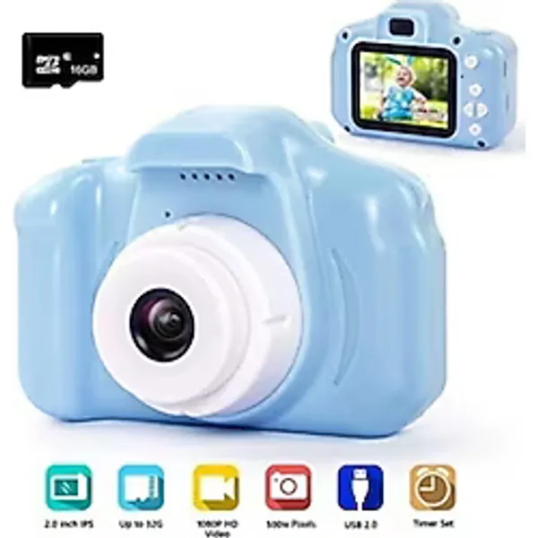 Mini 1080P Hd Kamera Çocuklar İçin Dijital Fotoğraf Makinesi Çocuk Fotoğraf Makinası