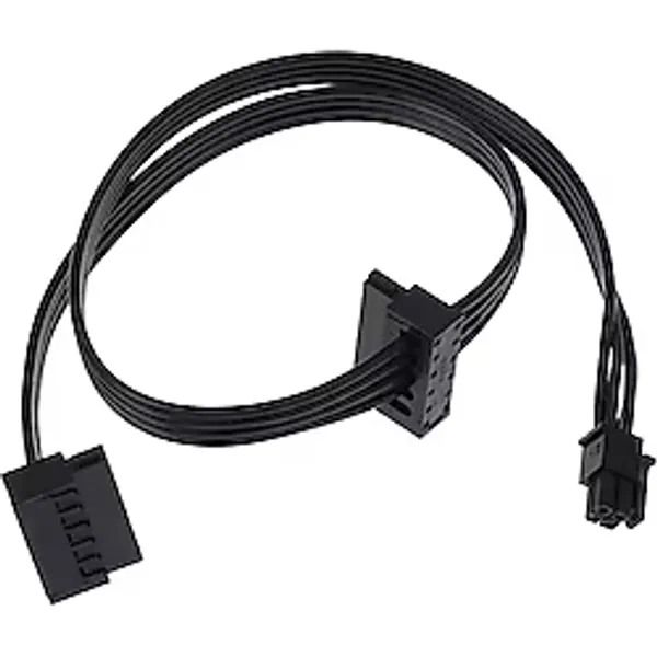 Mini 4 Pin to 2x Sata Ssd Power Supply Anakart Hdd Güç Kablosu