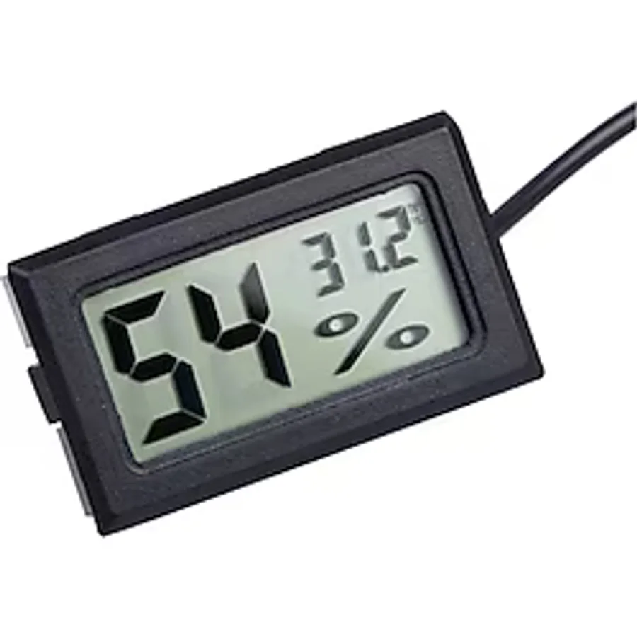 Mini Dıjıtal Termometre Higrometre Isı Nem Sıcaklık Ölçer Problu