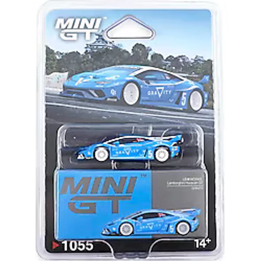 Mini GT 1:64 LB-WORKS Lamborghini Huracan GT GRAVITY Diecast Model Araba MGT01055-BL
