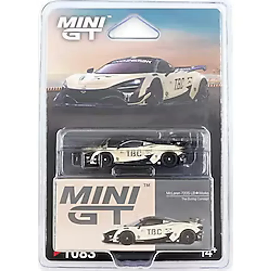 Mini GT 1:64 McLaren 720S LB-Works The Boring Concept Diecast Model Araba MGT01083-BL