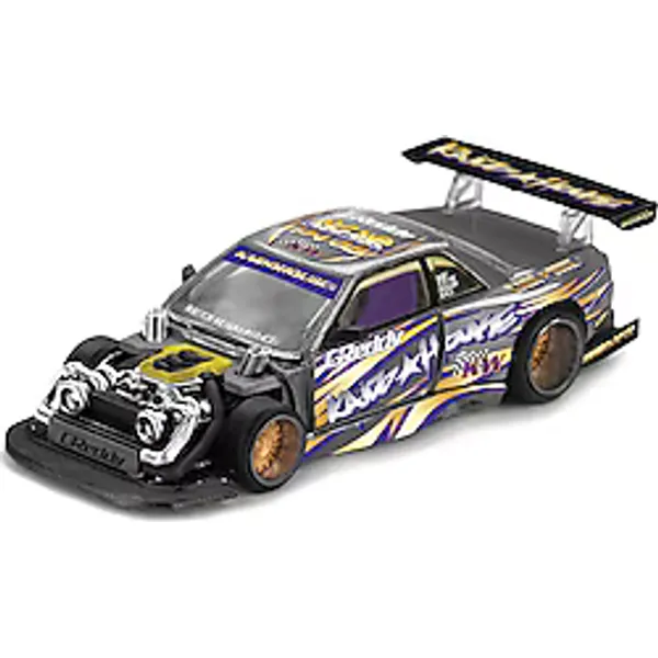 Mini GT KHMG235 Kaido House Nissan Silvia S13-R Kaido Drift V1 Model Araba