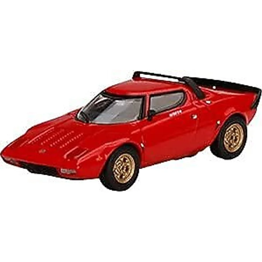 Mini GT MGT00365 Lancia Stratos HF Stradale Rosso Arancio Model Araba