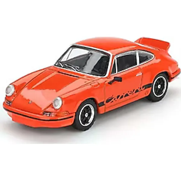 Mini GT MGT01142 Porsche 911 Carrera RS 2.7 Tangerine Siyah Livery 1:64 Model Araba