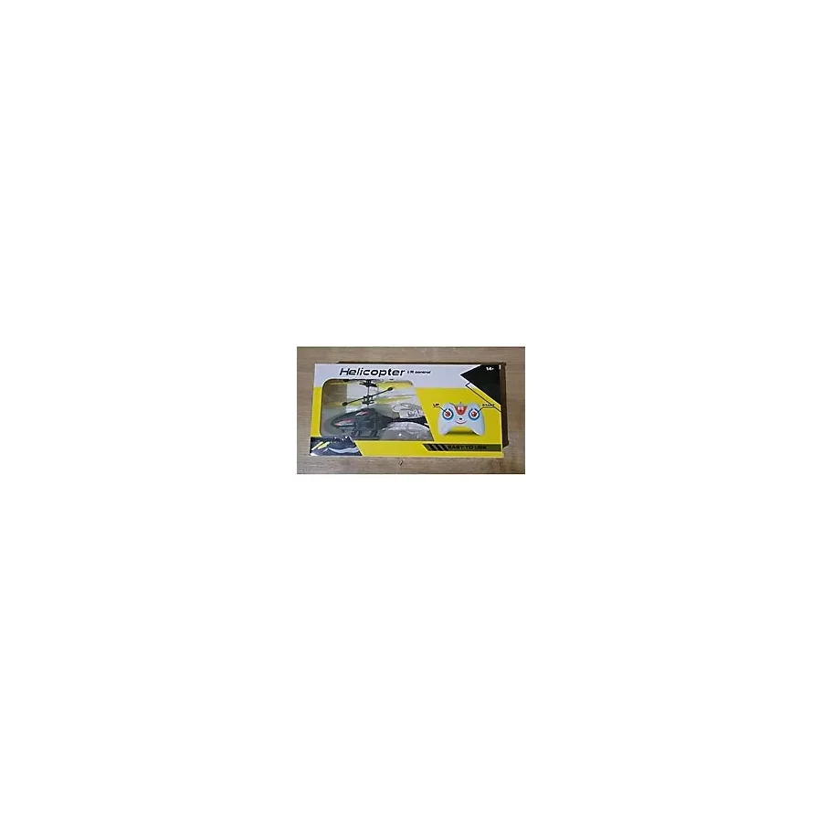Mini RC Kızılötesi Indüksiyon Uzaktan Kumanda RC Oyuncak Helikopter RC Helikopter - Sarı