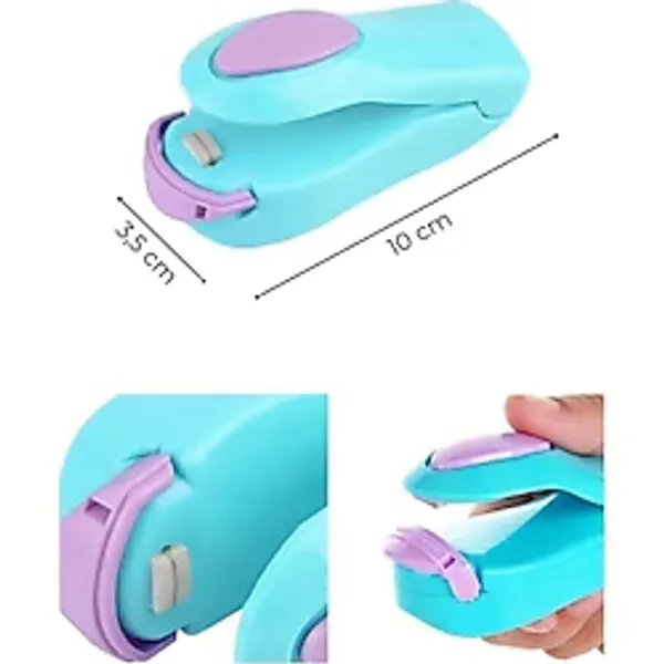 Mini Vakum Poşet Kapatıcı, Isıtıcı, Magnetli, Pratik Kullanım - Seçenek 1 - Ahşap - Ceviz