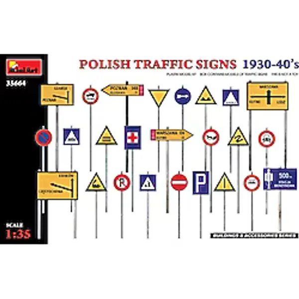MiniArt 35664 1:35 Polonya Trafik İşaretleri
