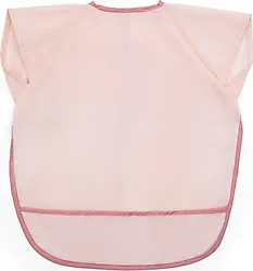 Miniboni Kısa Kollu Pembe Mama Önlüğü