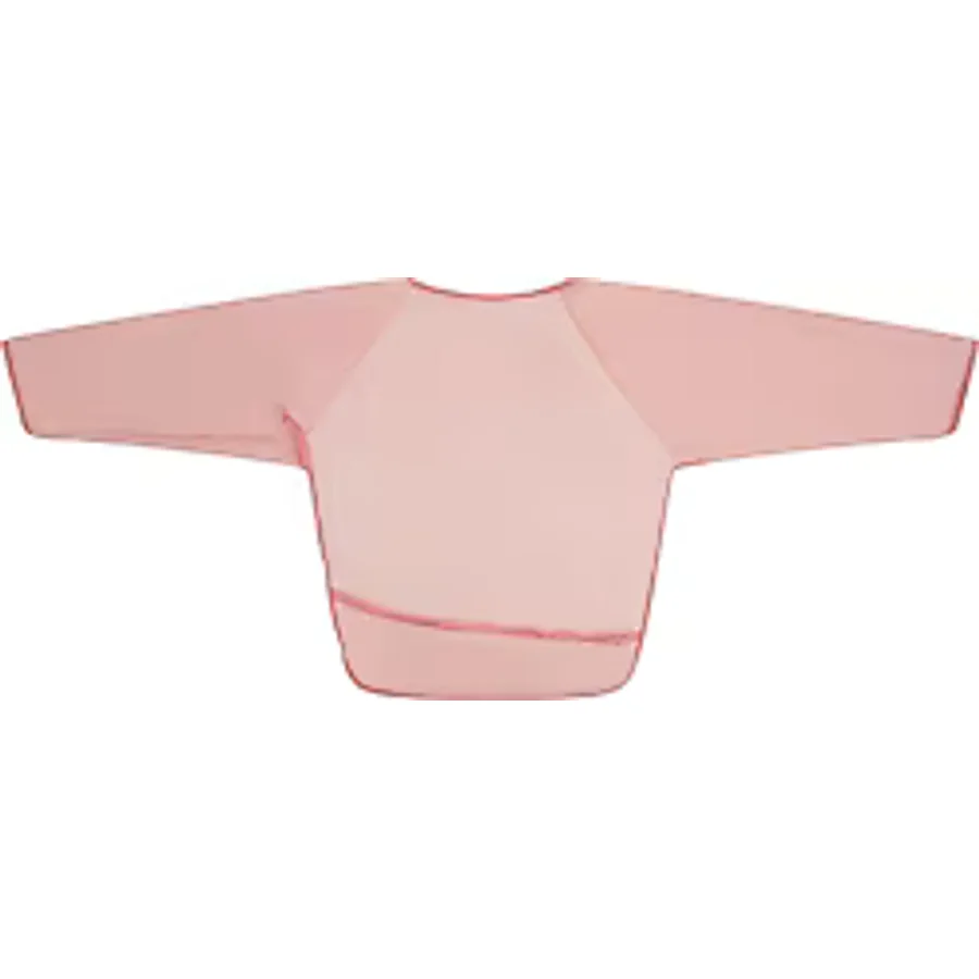 Miniboni Uzun Kollu Pink Bebek Önlüğü