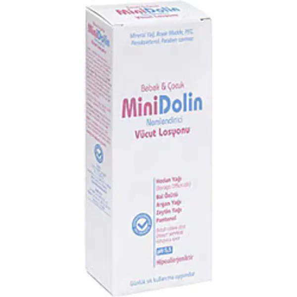 Minidolin Bebek ve Çocuk Nemlendirici Vücut Losyonu 250 ml