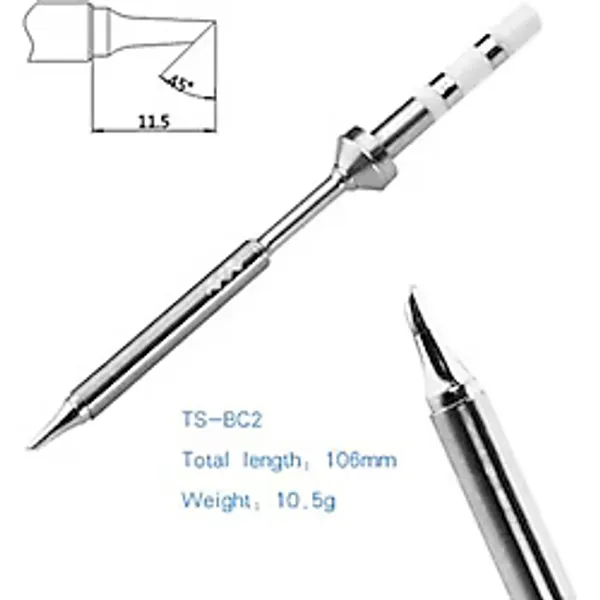 Miniware TS100/TS-101 Havya Uyumlu Ts-Bc2 Tip Akıllı Lehimle Havya Ucu