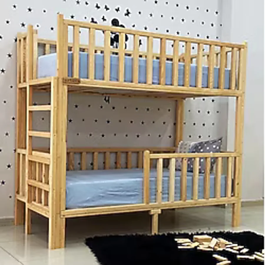 MiniWood Markaawm Montessori Ahşap Ranza Yatak