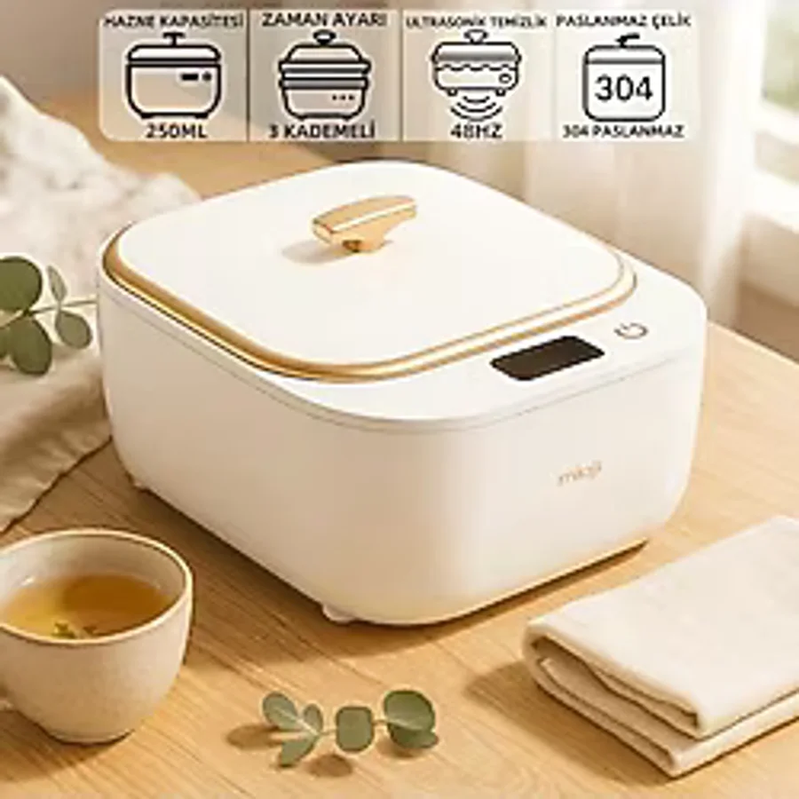 Mioji Mio UV2C Ultrasonic Diş Temizlik Beyaz Sterilizasyon Makinesi