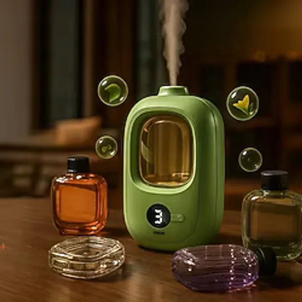 Mioji Smell 2X Yeni Nesil Şarjlı Otomatik Oda Kokusu Makinesi Yeşil - Lavanta