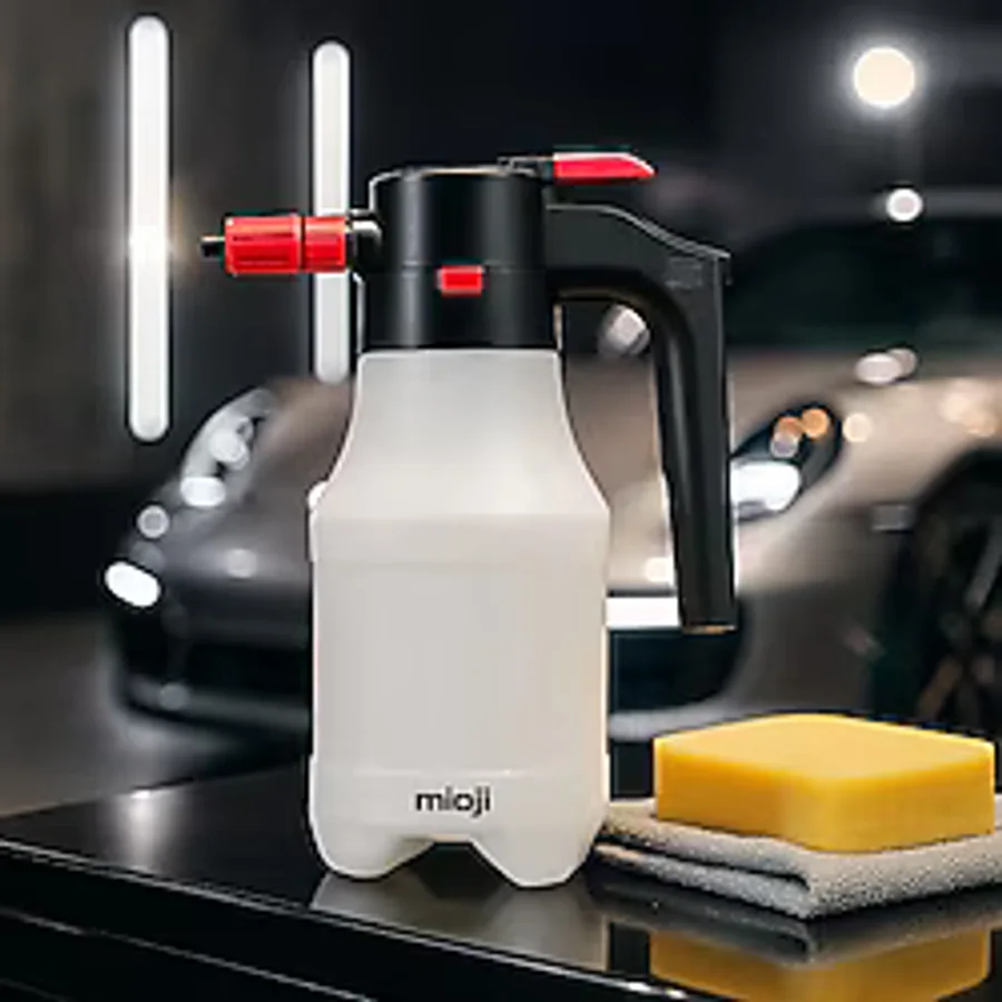 Mioji SPR1 Otomatik 1.5L Yüksek Basınçlı Araç Yıkama Köpük Püskürtme Pompası - Beyaz