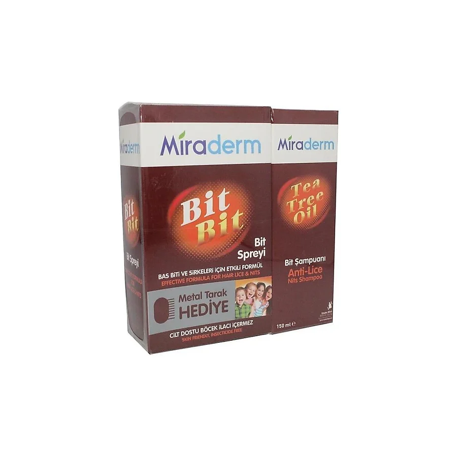 Miraderm Bit Şampuan 150 ml + Bit Spreyi 100 ml