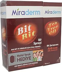 Miraderm Bit Şampuan 150 ml + Bit Spreyi 100 ml