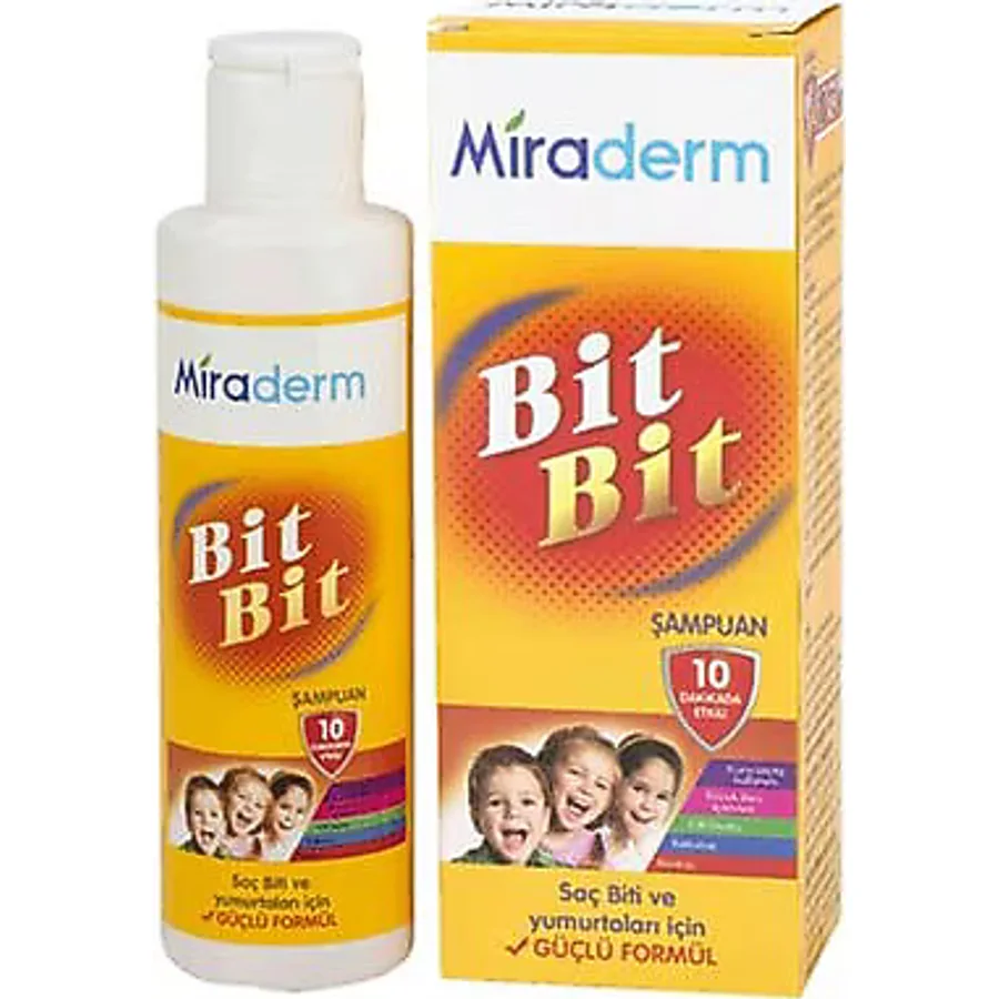 Miraderm BitBit 200 ml Bit Şampuanı
