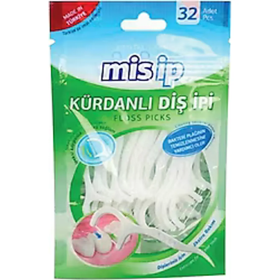 Misip 32'li Kürdanlı Diş İpi
