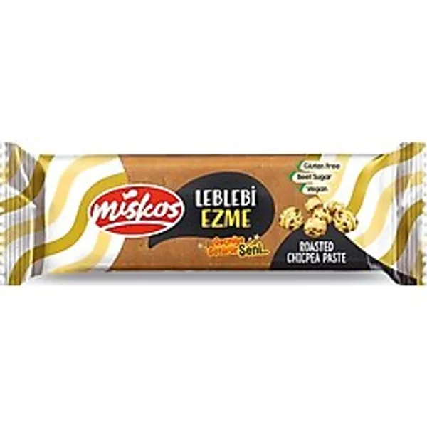 Miskos Leblebi Helvası 60 gr 24'lü Vegan Lezzetli Helva Gluten İçermeyen Ürün