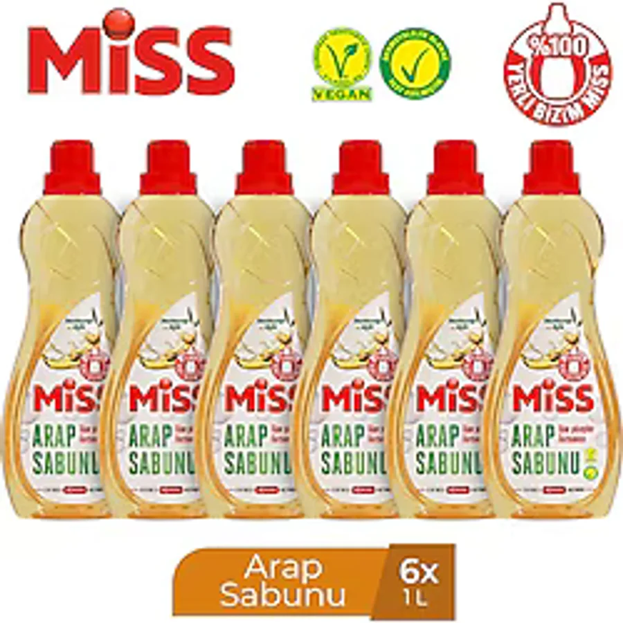 Miss Arap Sabunu 1 lt 6'lı