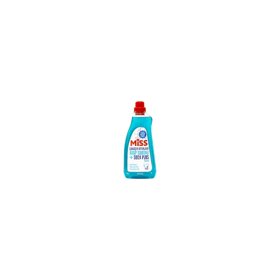 Miss Arap Sabunu Soda Plus Etkili Sıvı Çamaşır Deterjanı 1.5 lt