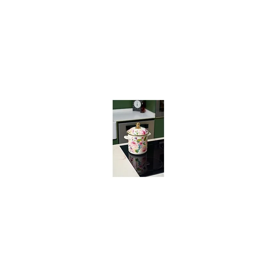 Miss Betty Rose Deluxe Emaye Kuşkonmaz Bakraç 16 cm - Pembe - 1 Parça - 3,2 lt
