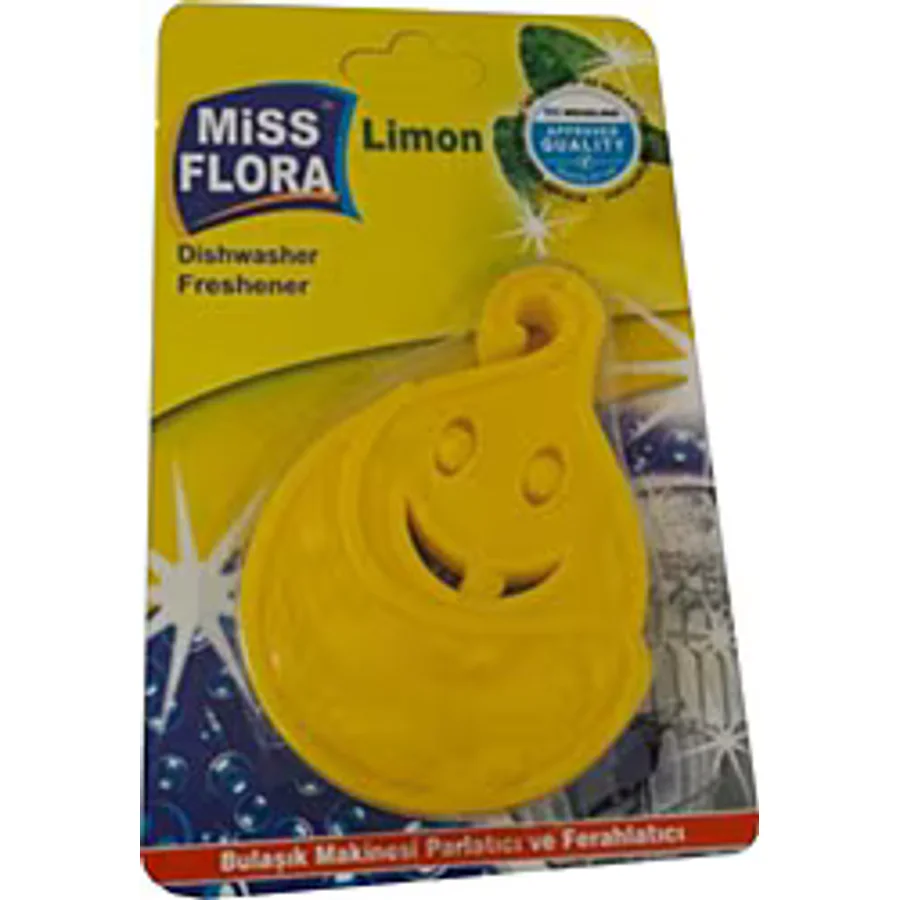 Miss Flora Parlatıcı ve Ferahlatıcı Limon Bulaşık Makinesi Kokusu