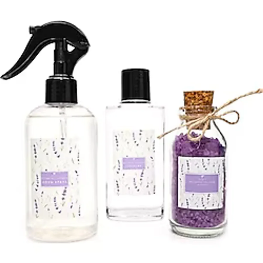 Missi Botanical Lavander Kokulu Banyo Hediye Seti(Oda Spreyi,Kolonya,Banyo Tuzu)