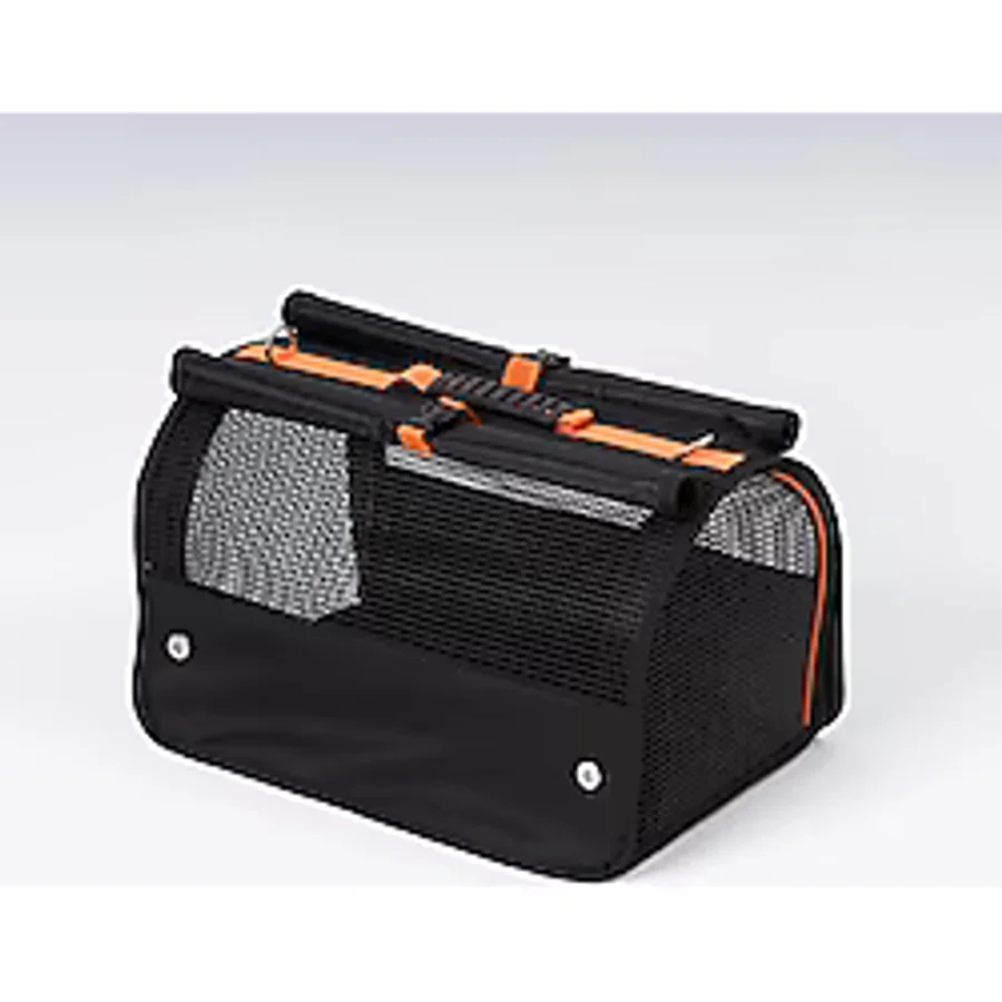 Missidea Brave Paws Flybag Fileli Kedi ve Köpek Taşıma Çantası Havayolu Uyumlu Siyah