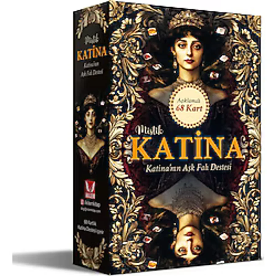 Mistik Katina Aşk Falı Kehanet Tarot Destesi / Açıklamalı 68 Kart
