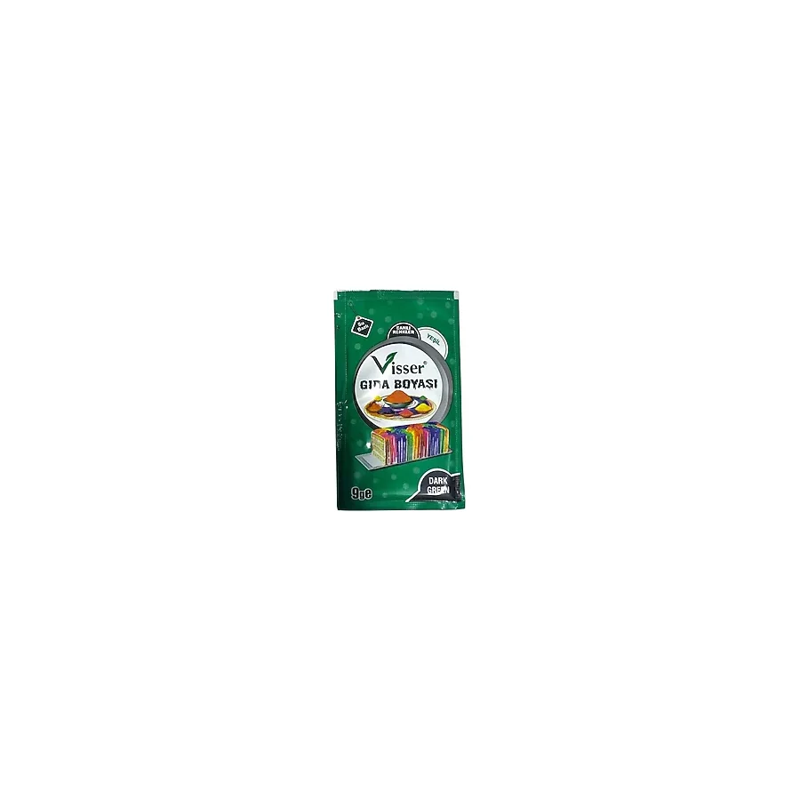 misyon visser toz gıda boyası 9 gr yeşil msy-0121 (12 li paket) - Yok