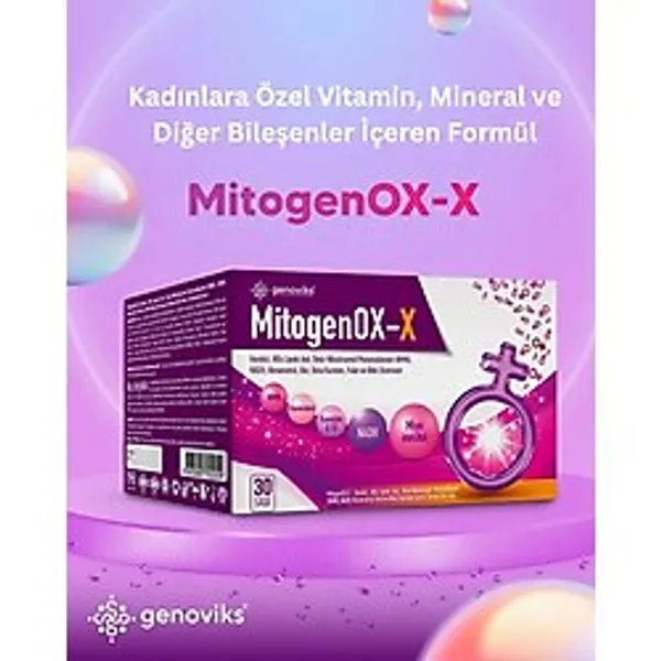 Mitogenox-X 30 Saşe Kadınlarda Yumurtalık Desteği