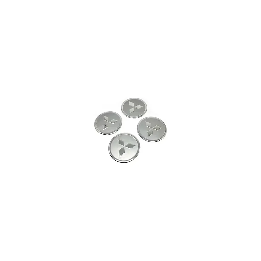 Mitsubishi Alüminyum Jant Göbeği Yapıştırma Gri 60Mm 4 Adet