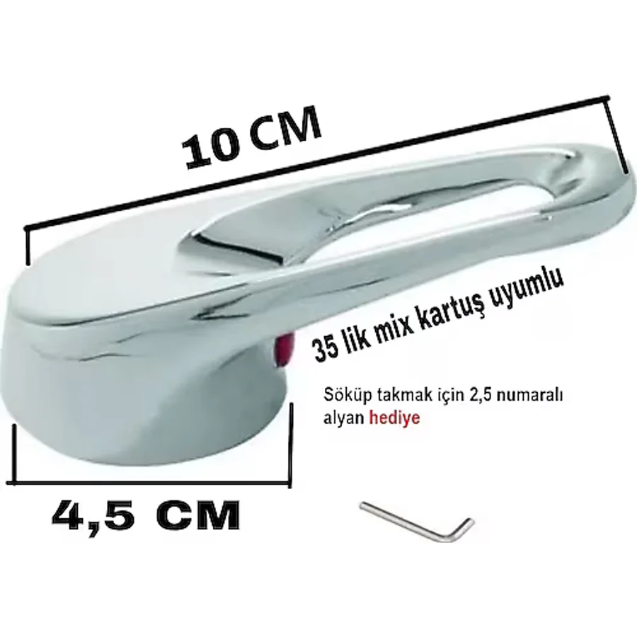 Mix Aç Kapa Batarya Kumanda Kolu 35 Lik