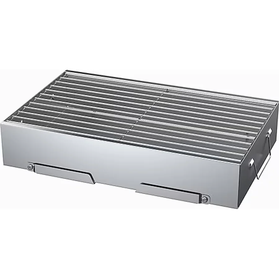 mizan metal 30x50 cm Galvaniz katlanılabilir ayaklı tel ızgaralı mangal (portatif mangal)