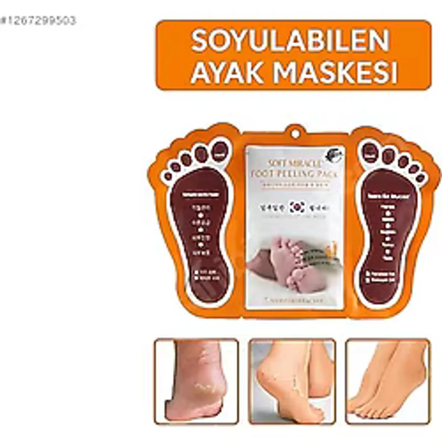 MJCare Soft Miracle Foot Peeling Ayak Maskesi Çorap Tipi