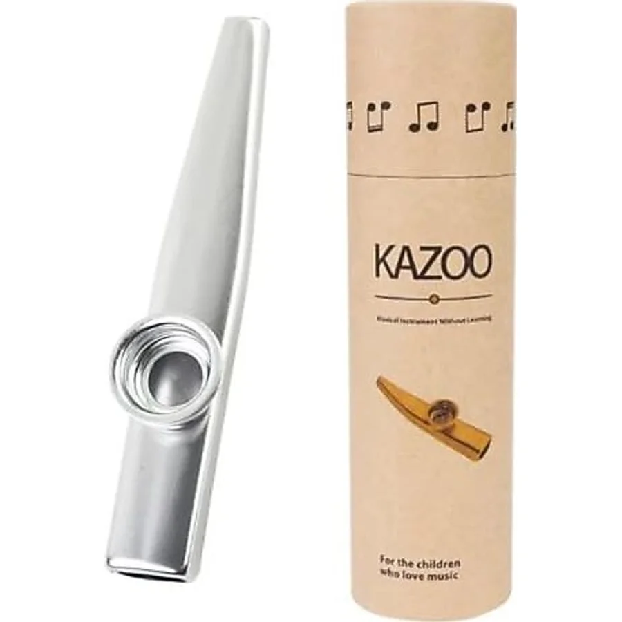MK-01S Metal Kazoo Kutulu Alüminyum Alaşım Gri