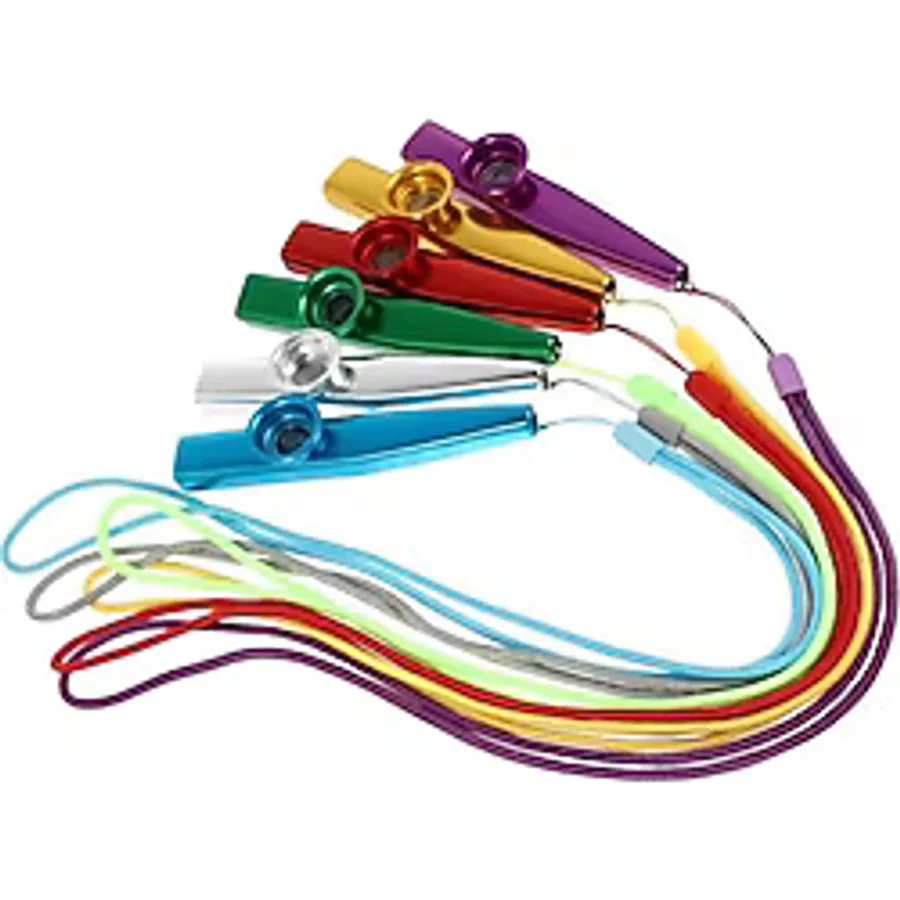 MK-02Y Metal Kazoo İp Askılı Alüminyum Alaşım Sarı