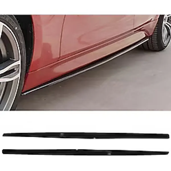 MKG Audi A4 2015-2020 F30 Düz Model Yan Marşpiyel 2 Adet Piona Black