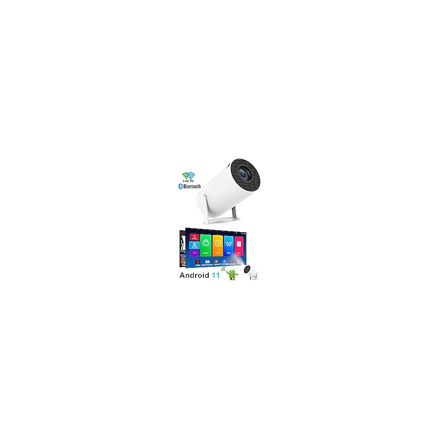 Mloong Taşınabilir Projektör 2560x1440P/Wifi/Bluetooth/Android 11
