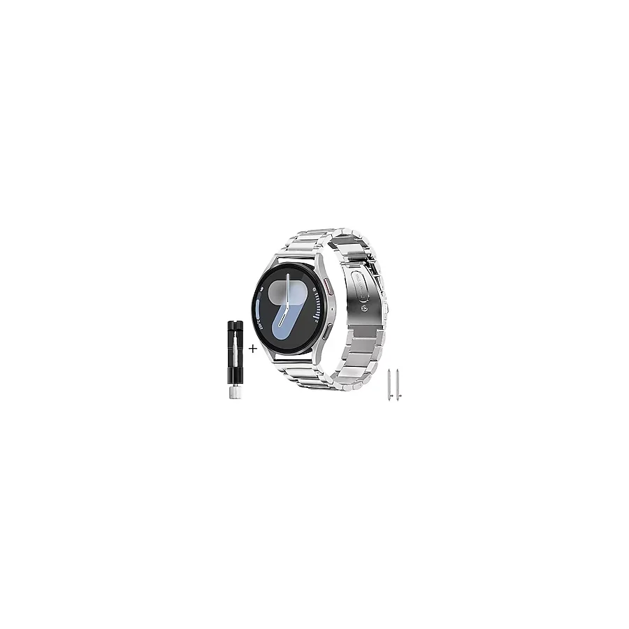 MMP SHOP Xiaomi Watch S1-S1 Active/S2/S3/Mi Watch Uyumlu 22mm Paslanmaz Çelik Akıllı Saat Kordonu