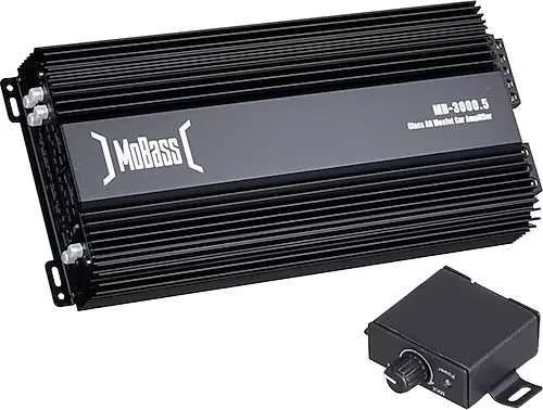 Mobass MB-3000.5 5 Kanal Bas Kontrolü Oto Amplifikatör