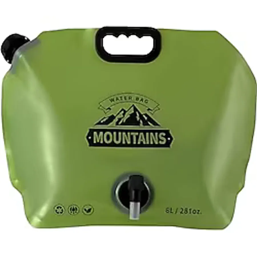 MOBEE 8L Katlanabilir Su Kabı Musluklu Taşınabilir Kamp Su Bidonu Piknik Outdoor Su Tankı MKMP-0046