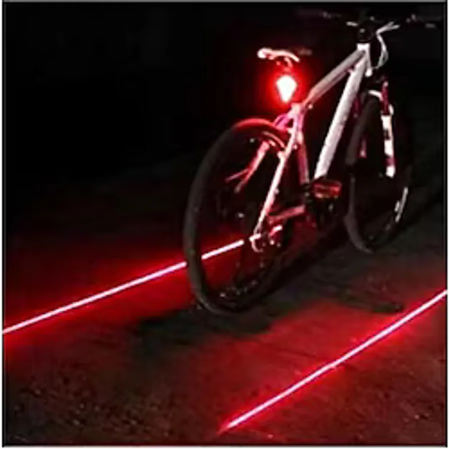 Mobee Bisiklet Lambası Lazer Şeritli Güvenlik Arka Stop Lamba Led Işık
