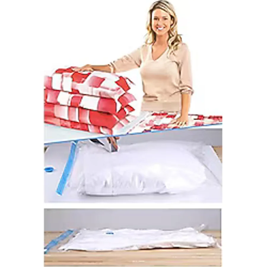 Mobee Büyük Boy Vakumlu Hurç Yorgan Hurcu Vakumlu Hurc Poşet Saklama Torbası - 55 X 90 Cm 1410