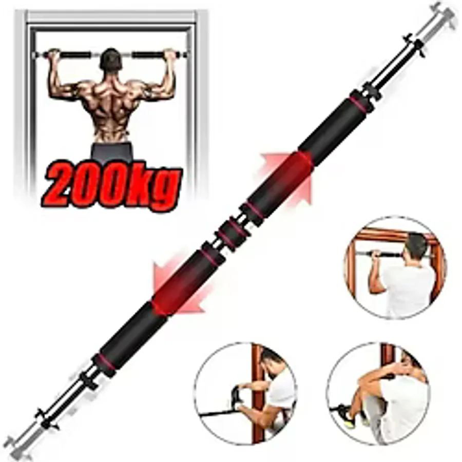 Mobee Koridor Barfiks Barı 80-130 Cm Ayarlanabilir Barfiks Çubuğu