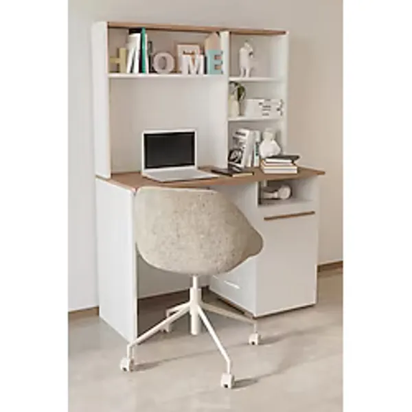 Mobetto Eva Genç Odası Çalışma Masası -Sarımeş&Beyaz - 50x110